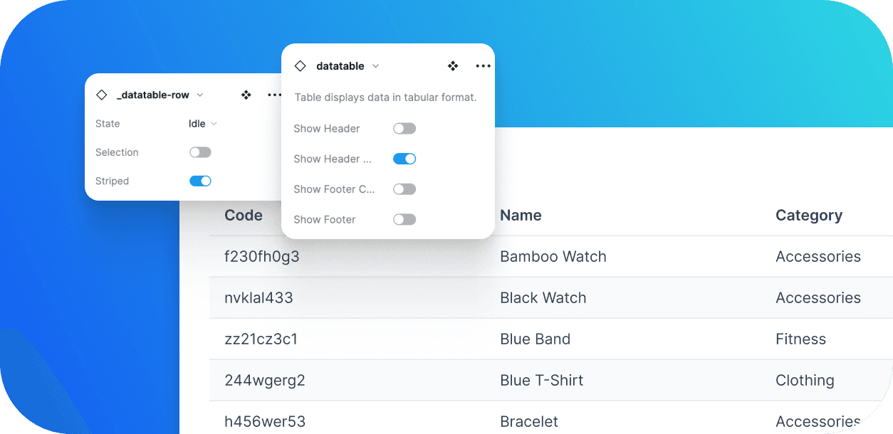 PrimeReact Designer